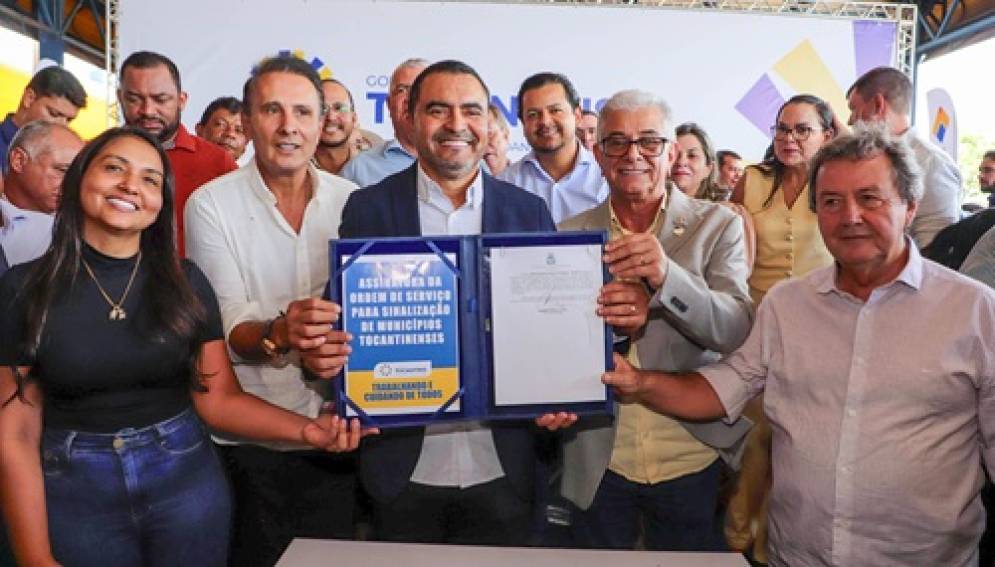 Governador Wanderlei Barbosa destaca que investimento abrange medidas essenciais para reduzir acidentes e garantir mais segurança no tráfego dos municípios